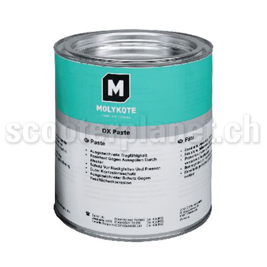MOLYKOTE - Fett Weiss Molykote DX "White Extreme Pressure Grease Paste" 1kg-Dose