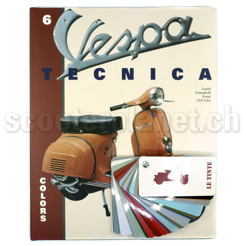 Buch "Vespa Tecnica" 6, COLORS Italienisch Leardi/Frisinghelli/Notari