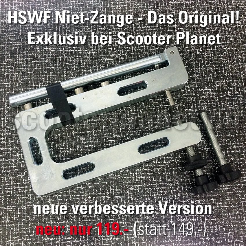 Alternative view of HSWF - Niet-Zange HSWF für Montage Alunieten (Fussleisten + Schriftzüge)
