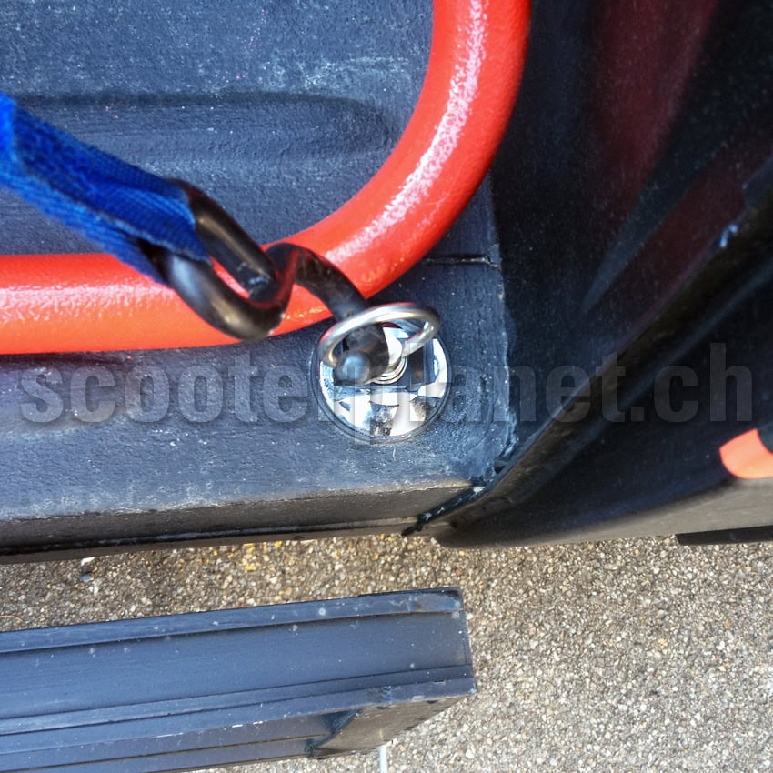 Alternative view of BIKE IT - Anker-Haken Paar mit Schnellverschluss für Befestigen und festzurren von Spanngurten/Spannriemen