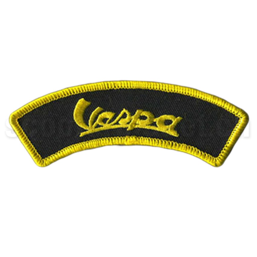 SCOOTERPRODUCTS - Aufnäher Halbbogen mit Schriftzug "Vespa"