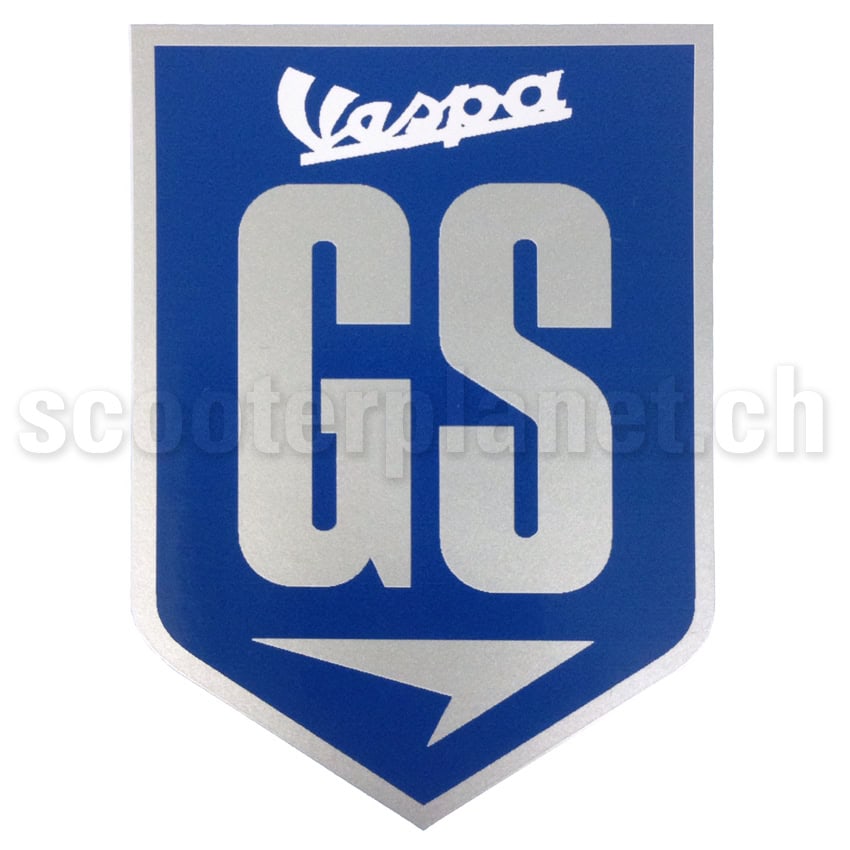 SCOOTERPRODUCTS - Kleber Wappen (eckig) Vespa GS