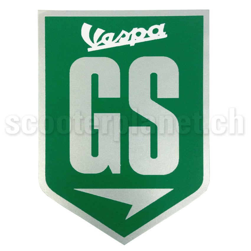 SCOOTERPRODUCTS - Kleber Wappen (eckig) Vespa GS