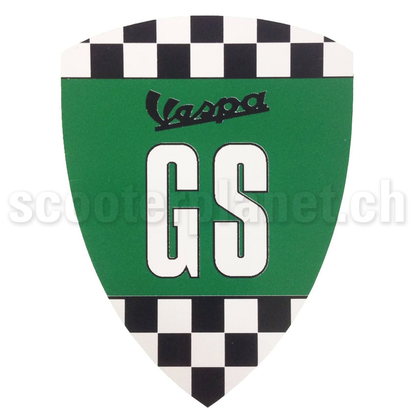 SCOOTERPRODUCTS - Kleber Wappen Vespa GS 2-Tone