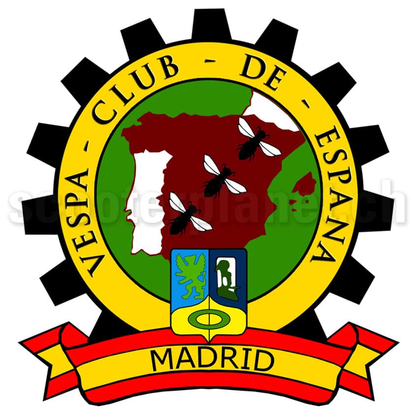 SCOOTERPRODUCTS - Kleber (Zahnrad) Vespa Club De Espana Madrid