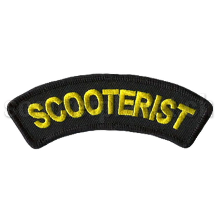 SCOOTERPRODUCTS - Aufnäher Halbbogen mit Schriftzug "SCOOTERIST"