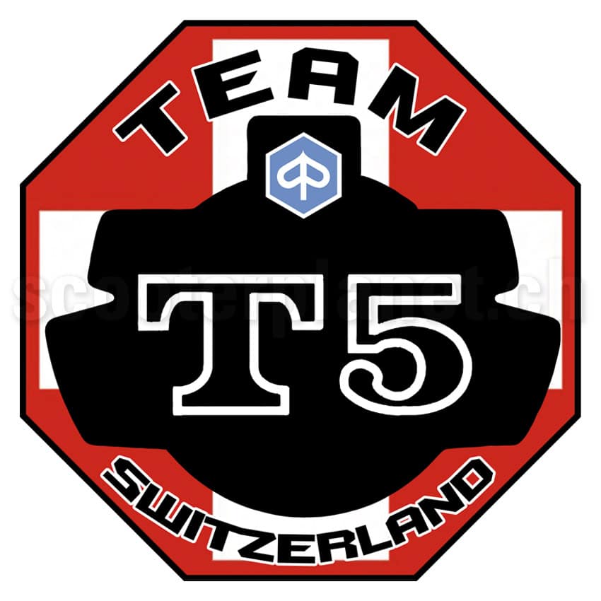 SCOOTER PLANET - Kleber Team T5 Switzerland, achteckig