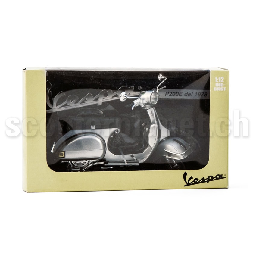 Alternative view of NEWRAY - Modell NewRay Vespa P 200 E 1978 Silber Mst 1:12
