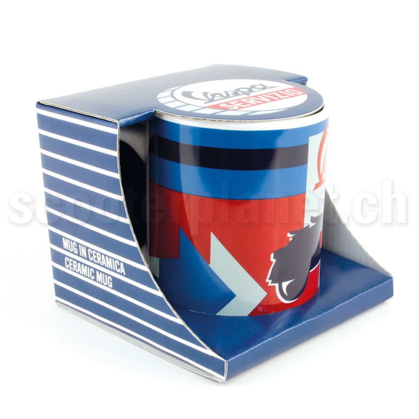 Alternative view of VESPA FORME - Tasse mit Vespa Servizio Rot/Blau mit Schriftzug und Vespa
