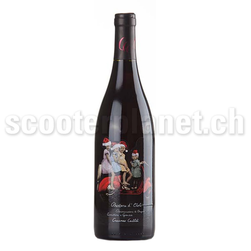 CASCINA CASTLÈT - Vespa-Wein Barbera d'Asti Natale DOC 7.5 dl