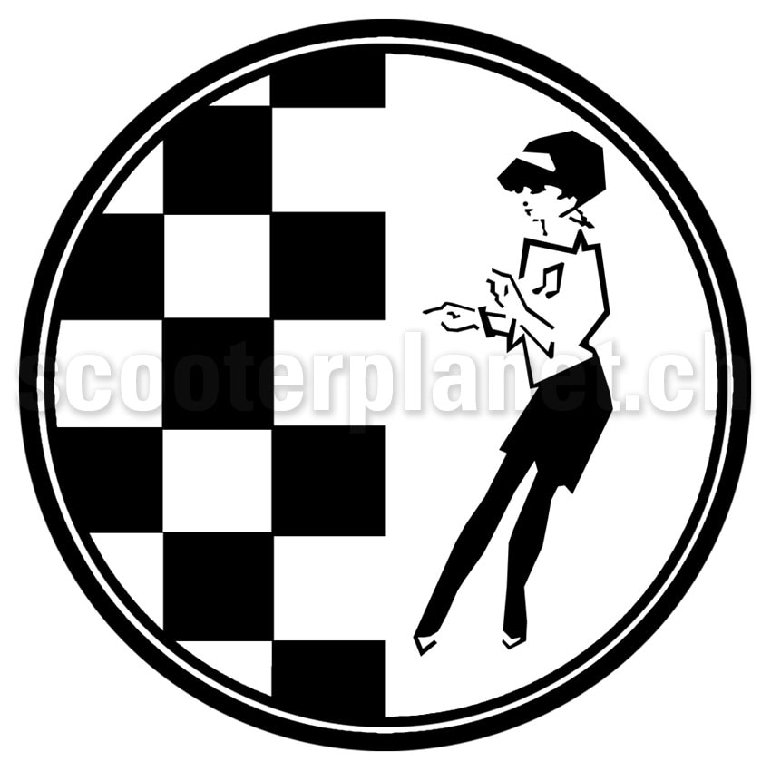 SCOOTERPRODUCTS - Kleber Ska Girl, rund mittel