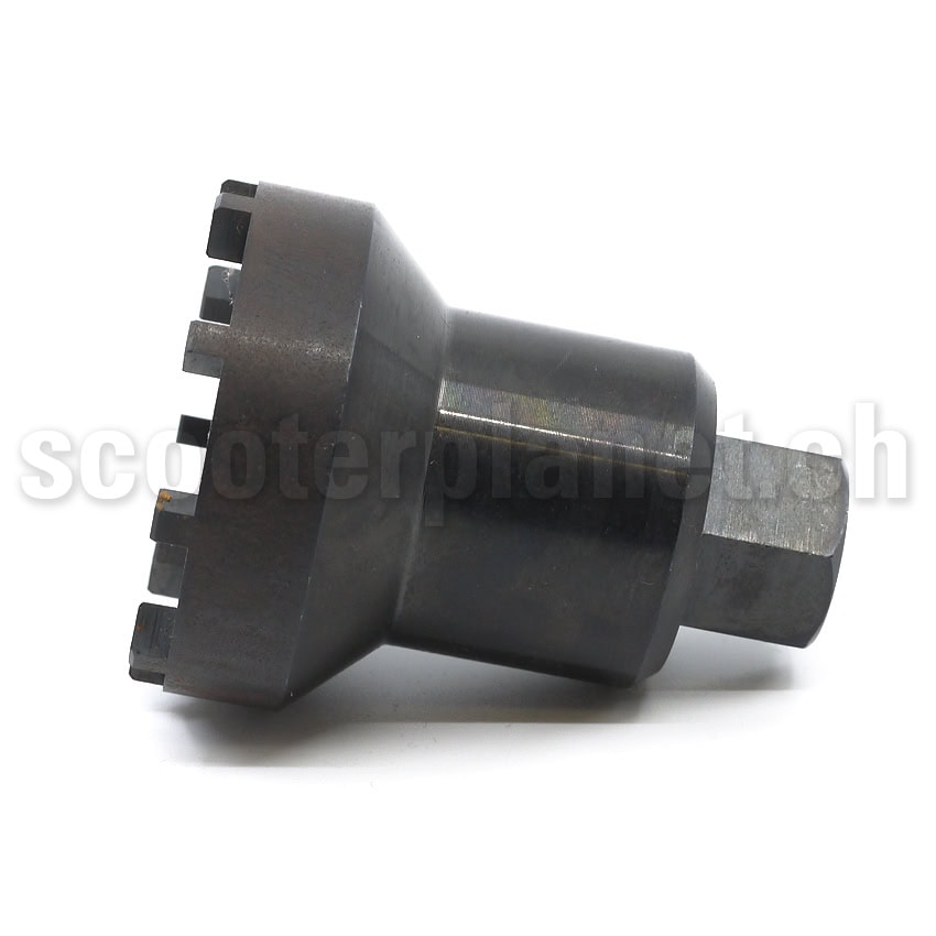 Alternative view of Kronenmutterschlüssel für Mutter (Gewindering) bei Kugellager Hinterachse diverse Vespas, wie z.B. VNA/VNB/VNT/Super/GT/Sprint/GTR/TS/Rally