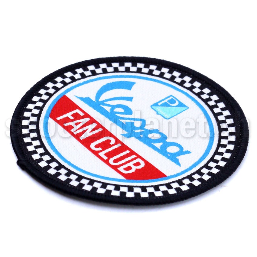 Alternative view of Aufnäher rund "Vespa Fan Club" Service, mit 2-tone Kreis