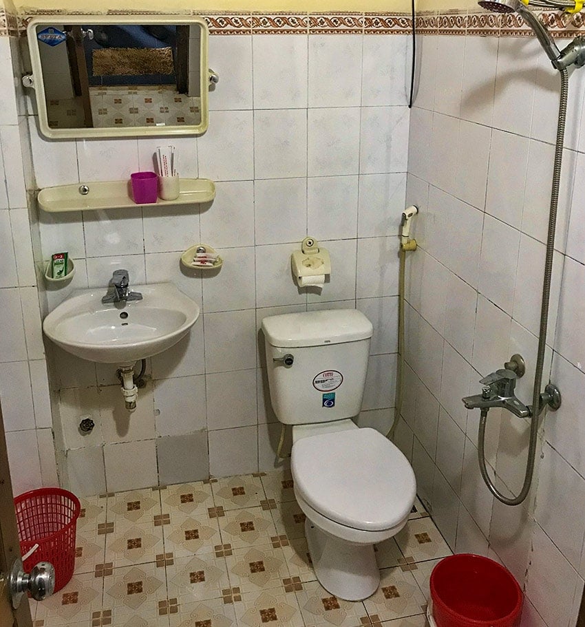 The bathroom