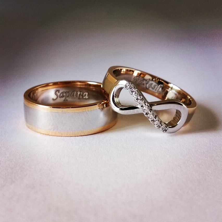 cincin kawin couple dengan ukiran custom