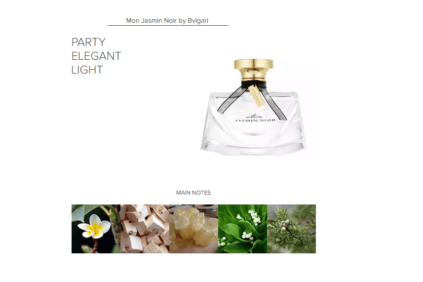 Bulgari jasmin noir note olfattive on sale