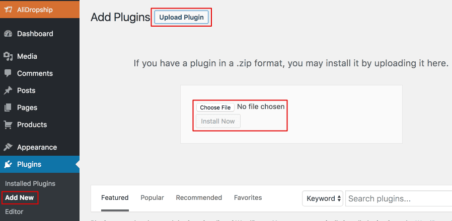 Install plugin