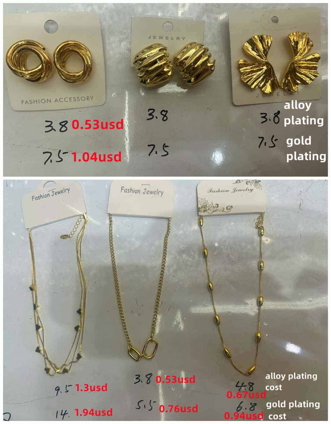 gold plating and alloy plating cost difference