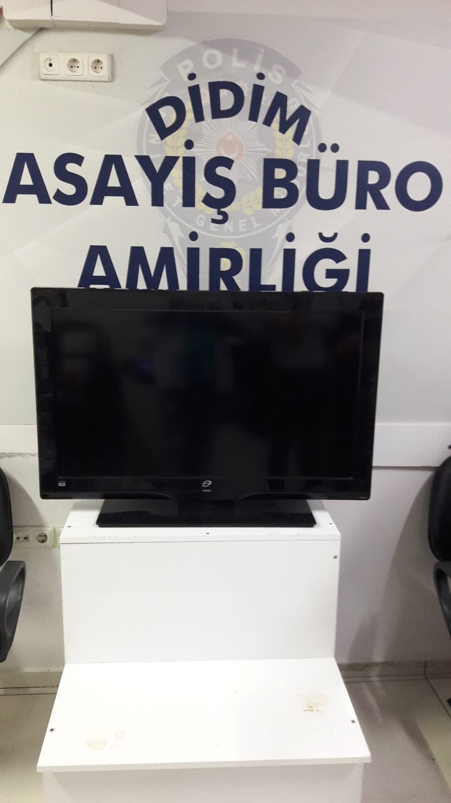 Didim’de televizyon hırsızı tutuklandı