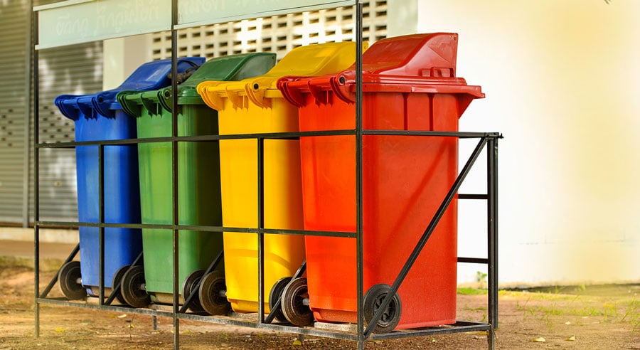 Trash bins are a common application of rotational molding Martin´s Plastics
