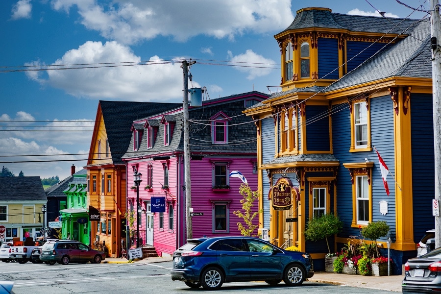 Looking down King Street