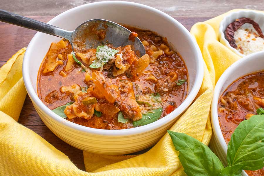 gluten free lasagna soup