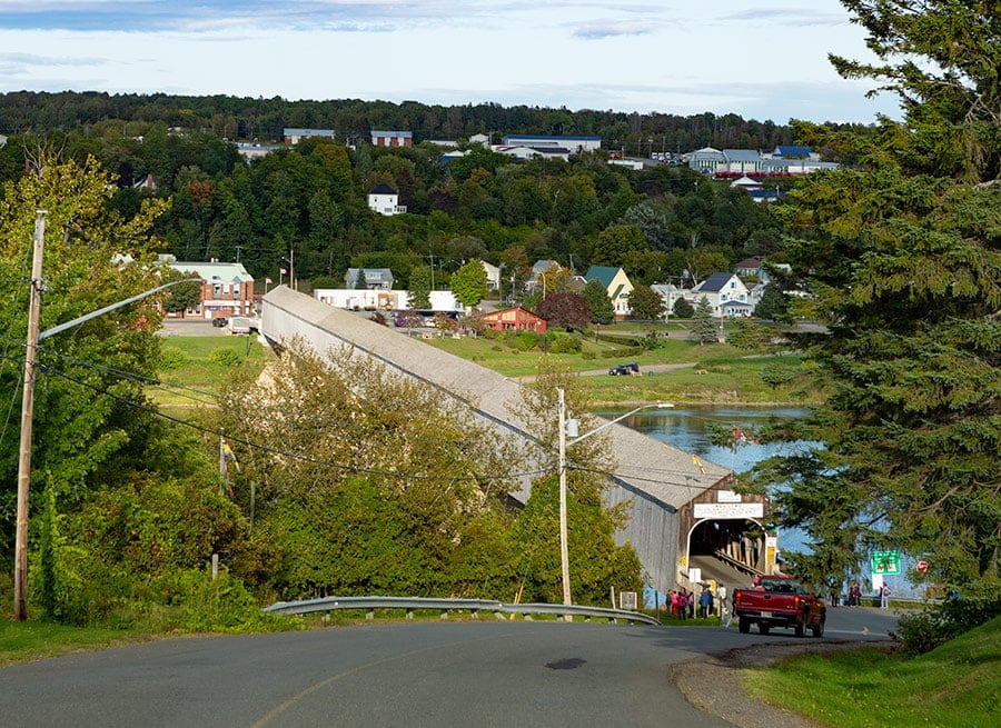 The longest covered Bridge in the World