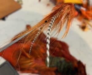 steelhead prawn fly tying