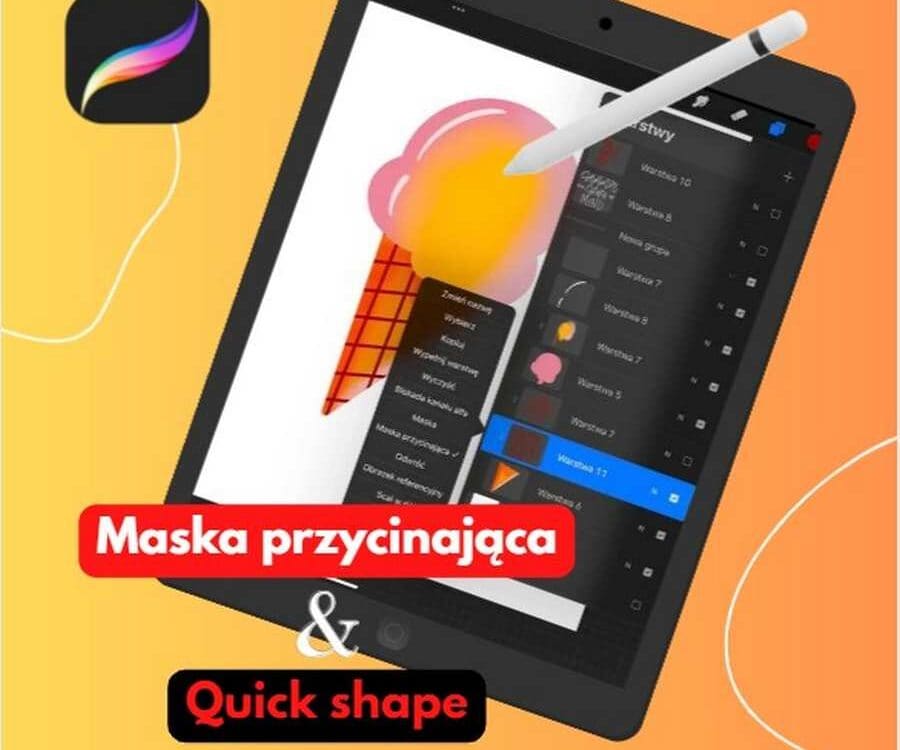 clipping mask quickshape ipad