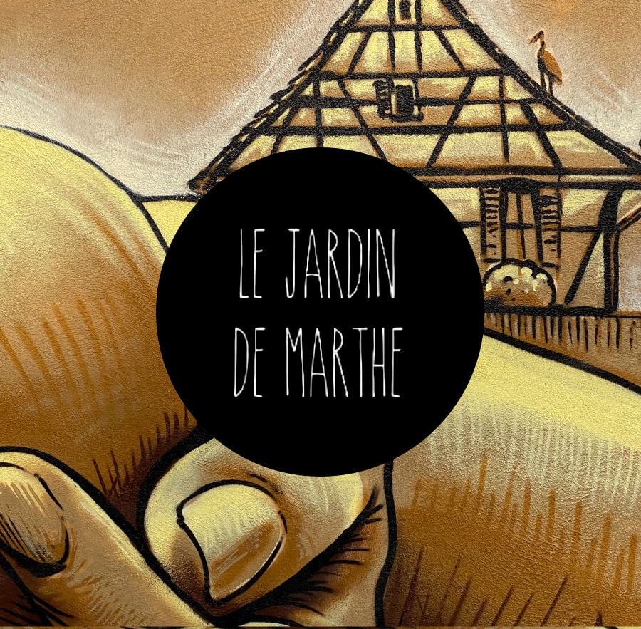 Le Jardin de Marthe : Fresque bio et nature