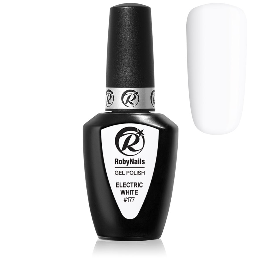 R.N. GEL POLISH ELECTRIC WHITE