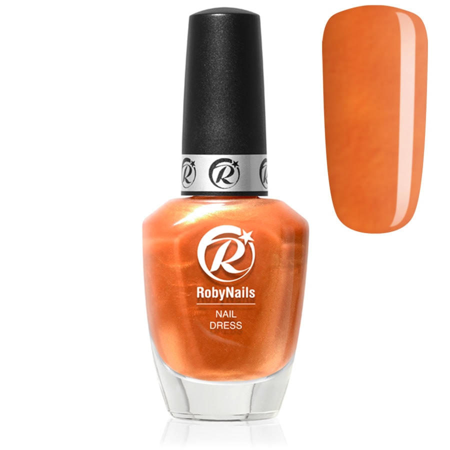 R.N. SMALTO NAIL DRESS SPARKLING ORANGE