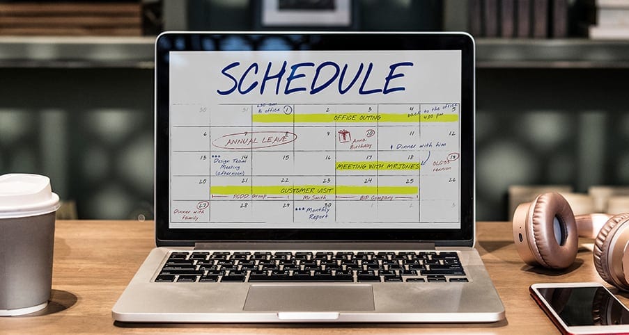busy schedule