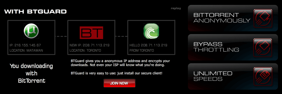 BTGuard Anonymous SOCKS proxy