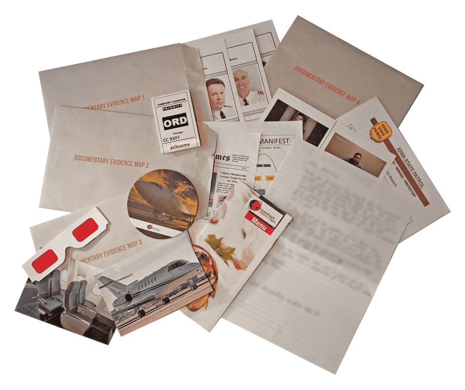 Escapekisten - Flight 9201 - Een escape room in een doosje