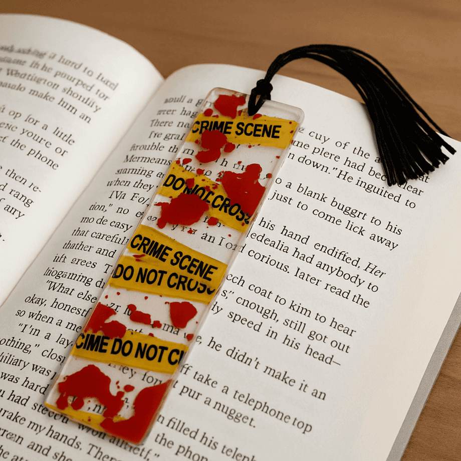 Escapekisten - Boekenlegger - Crimescene do not cross.