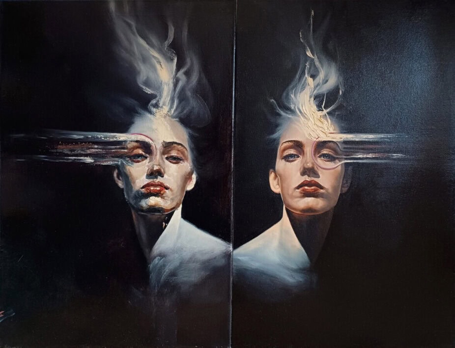 Blanka Křemenová - Figurative Painting - 4