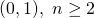 ~(0,1),~n\geq 2