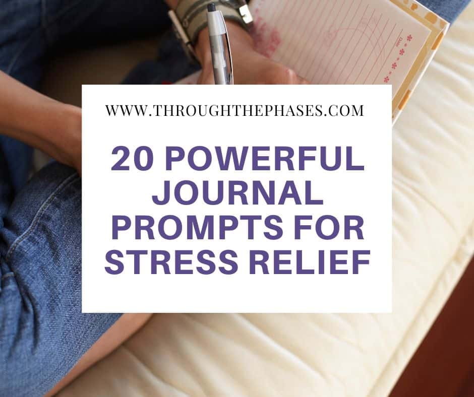 journal prompts for stress relief