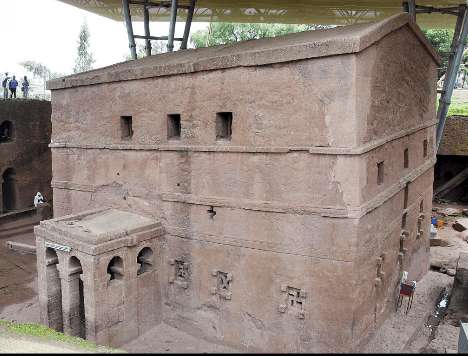 Etiyopya Hristiyanlarının Kutsal Bölgesi Lalibela meryemin evi
