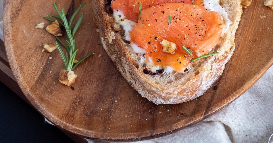 Tartine saumon fromage aide libido