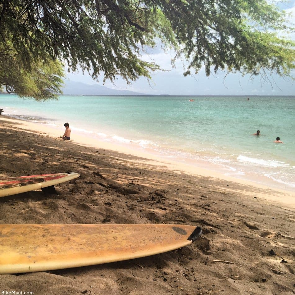 surfing thorny beach