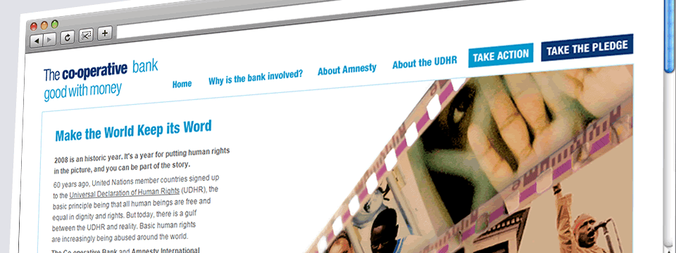 The Co-operative Bank | Web Design Sheffield