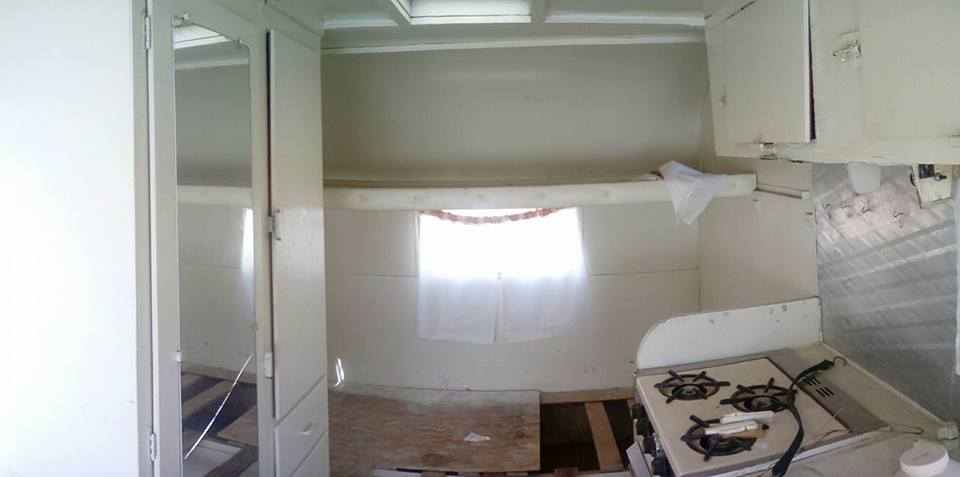 Interior cleaned out