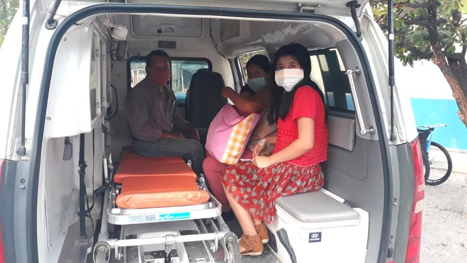 Transporte hospitalario gratuito en Guastatoya (foto: Muni Guastatoya)