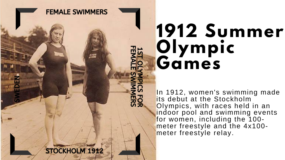 2 Olympian female swimmers in 1912 Olympics