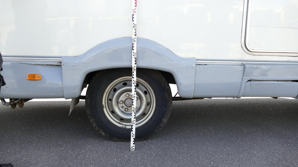 Wohnmobil mit Maßstab
