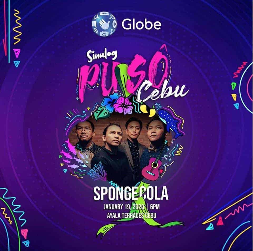 Sponge Cola at Ayala this Sinulog