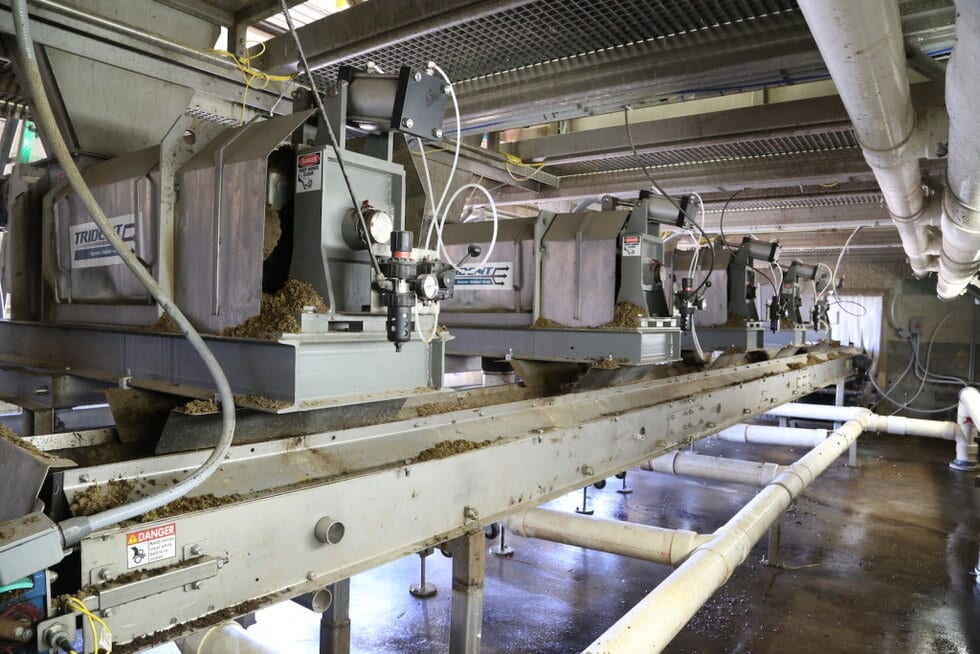 Trident Screw Press for Bedding Recovery