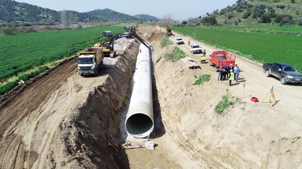 Çine ve Koçarlı ovaları kapalı sistem sulama şebekesine kavuşacak